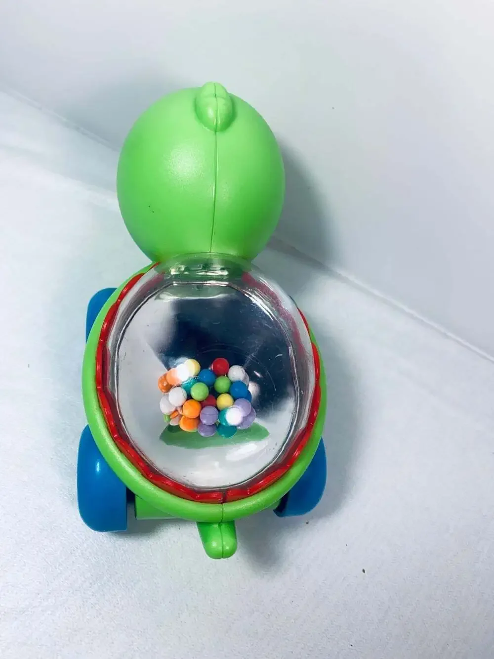 Turtle Toy baby Fisher Price green rolling